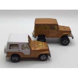 JEEP + TOYOTA 4x4 MAJORETTE MADE IN FRANCE