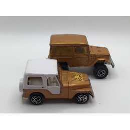 JEEP + TOYOTA 4x4 MAJORETTE MADE IN FRANCE