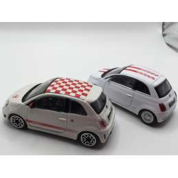 Lot de 2 FIAT 500 ABARTH 1/43 WELLY et BURAGO