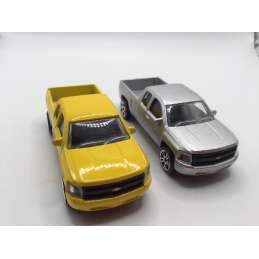 Lot de 2 Chevrolet Silverado Majorette 1/71