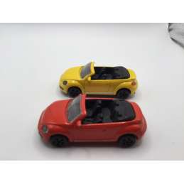 LOT DE 2 VOLKSWAGEN BEETLE CABRIOLET MAJORETTE