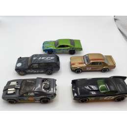 Lot de 5 véhicules Hotwheels