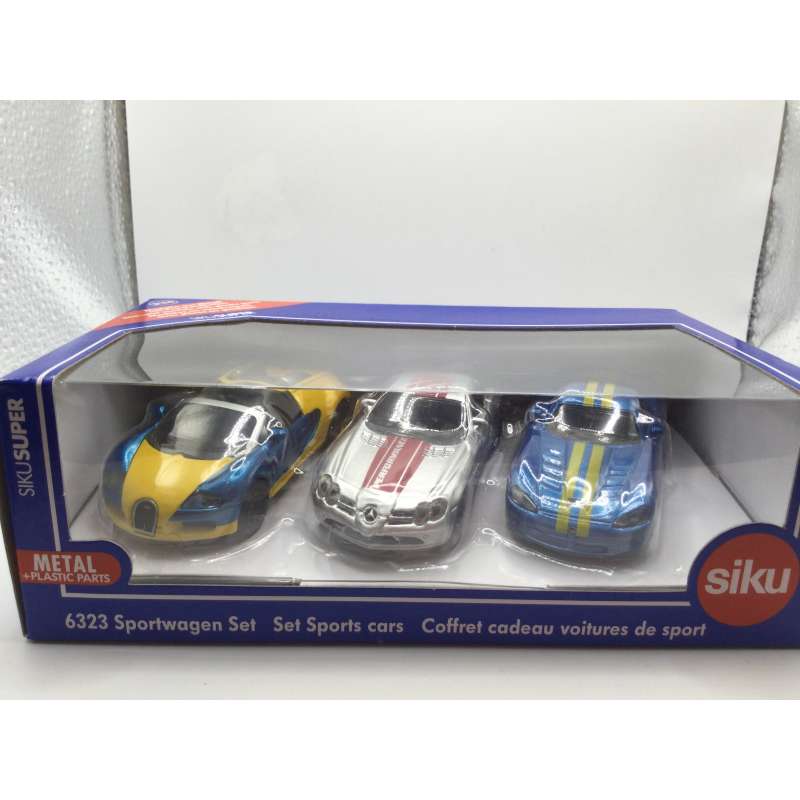 Coffret cadeau voitures de sport SIKU 6323