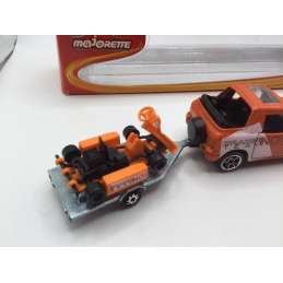 TOYOTA RAV 4 MAJORETTE AVEC REMORQUE KARTING