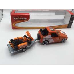 TOYOTA RAV 4 MAJORETTE AVEC REMORQUE KARTING