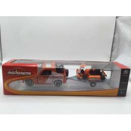 TOYOTA RAV 4 MAJORETTE AVEC REMORQUE KARTING