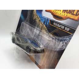 VELOCIRAPTOR BLUE JURASSIC WORLD HOTWHEELS CARACTER CARS