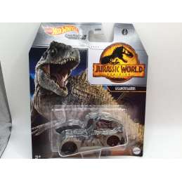 GIGANOTOSAURUS JURASSIC WORLD HOTWHEELS CARACTER CARS