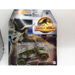 TRICERATOPS JURASSIC WORLD HOTWHEELS CARACTER CARS