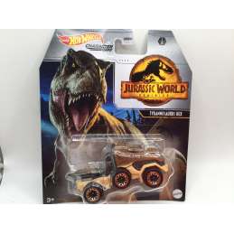 TYRANNOSAURUS JURASSIC WORLD HOTWHEELS CARACTER CARS