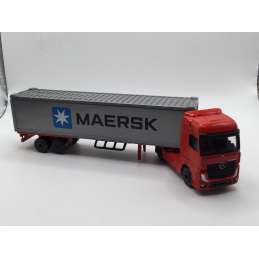 MERCEDES ACTROS MAERSK 1/87 HO