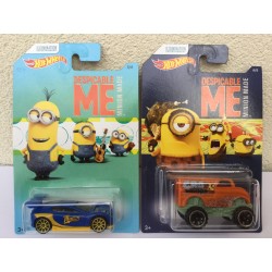Collection MINIONS 6 véhicules Hotwheels
