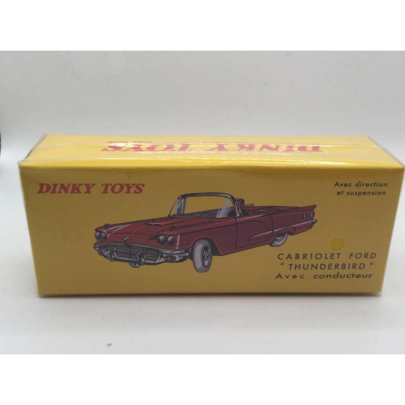 FORD CABRIOLET THUNDERBIRD avec conducteur DINKY TOYS