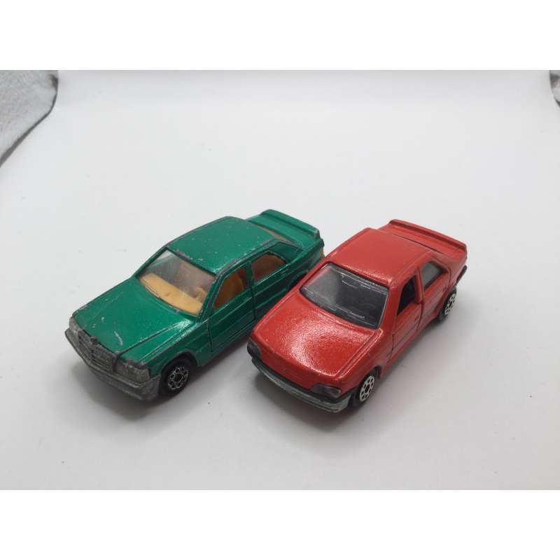 PEUGEOT 405 MI 16 + MERCEDES 190 E MAJORETTE