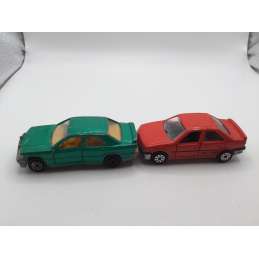 PEUGEOT 405 MI 16 + MERCEDES 190 E MAJORETTE