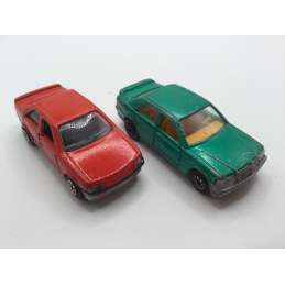 PEUGEOT 405 MI 16 + MERCEDES 190 E MAJORETTE