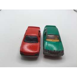 PEUGEOT 405 MI 16 + MERCEDES 190 E MAJORETTE