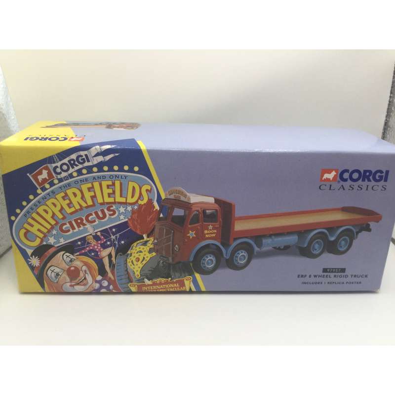 Cirque CHIPPERFIELDS ERF 8 WHEEL RIGID TRUCK CORGI 97957