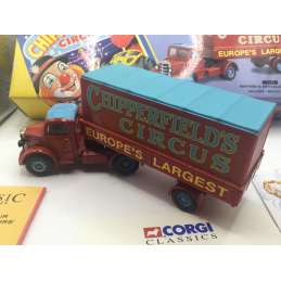 CIRQUE CHIPPERFIELDS BEDFORD O ARTICULATED TRUCK CORGI CLASSICS