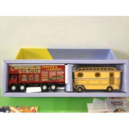 CIRQUE CHIPPERFIELDS AVEC CARAVANE FODEN CLOSED POLE TRUCK CORGI