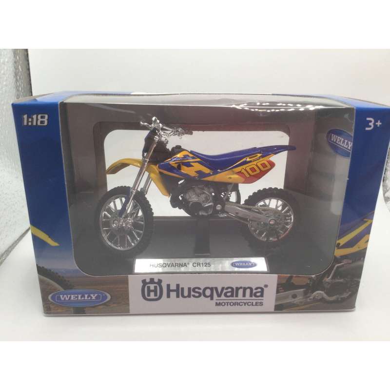 MOTO HUSQVARNA CR125 WELLY 1/18