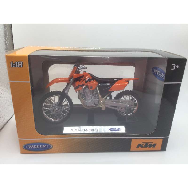 MOTO KTM 450 SX RACING WELLY 1/18