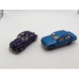 RENAULT 18 + VOLKSWAGEN BEETLE MAJORETTE 1/60