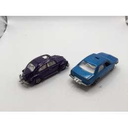 RENAULT 18 + VOLKSWAGEN BEETLE MAJORETTE 1/60