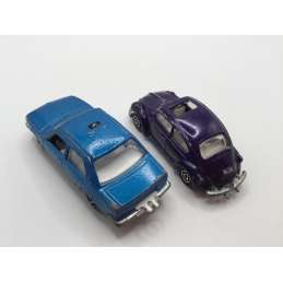 RENAULT 18 + VOLKSWAGEN BEETLE MAJORETTE 1/60