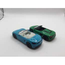 AUDI R8 + PORSCHE 718 BOXTER MAJORETTE