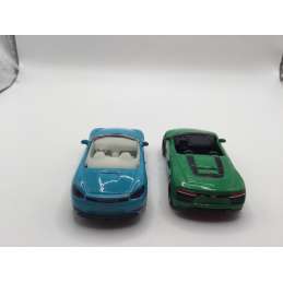 AUDI R8 + PORSCHE 718 BOXTER MAJORETTE