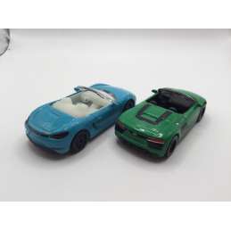 AUDI R8 + PORSCHE 718 BOXTER MAJORETTE