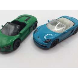 AUDI R8 + PORSCHE 718 BOXTER MAJORETTE