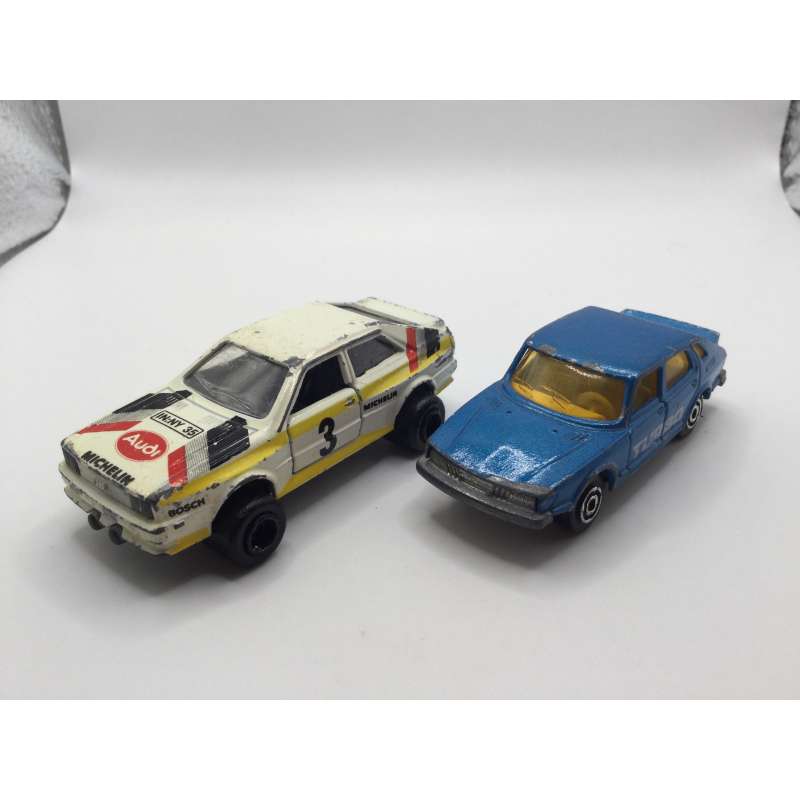 AUDI QUATRO + SAAB TURBO MAJORETTE FRANCE