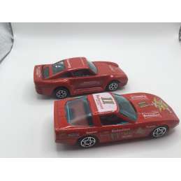 PORSCHE 959 + CHEVROLET CORVETTE BURAGO 1/43