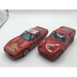 PORSCHE 959 + CHEVROLET CORVETTE BURAGO 1/43