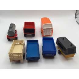 LOT DE PETITE REMORQUES MAJORETTE MATCHBOX...