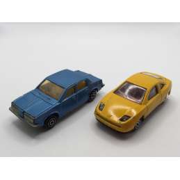 LOT DE 2 MAJORETTE FIAT...