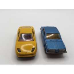 LOT DE 2 MAJORETTE FIAT COUPE + OLDSMOBILE
