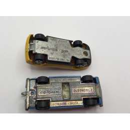 LOT DE 2 MAJORETTE FIAT COUPE + OLDSMOBILE