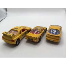 Lot de 3 voitures course MAJORETTE