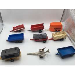 LOT DE PETITES REMORQUES DIVERSES