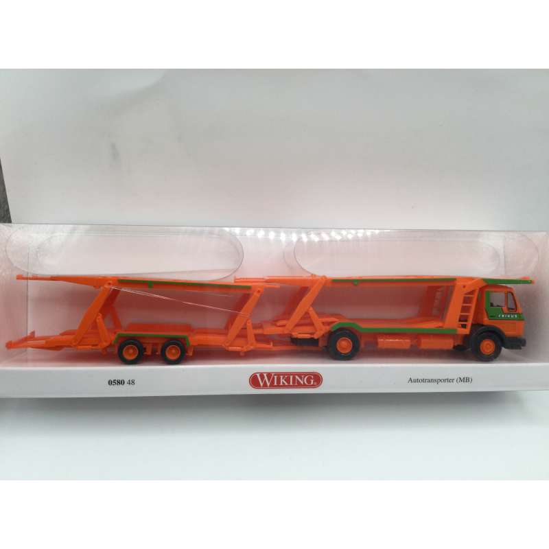 CAMION MERCEDES PORTE-VOITURES 1/87 WIKING