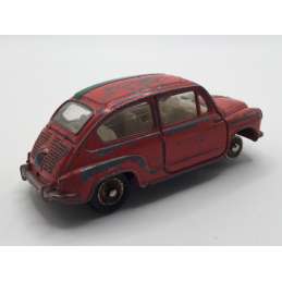 FIAT 600 DINKY TOYS MADE IN FRANCE MECCANO POUR PIECES A RESTAURER