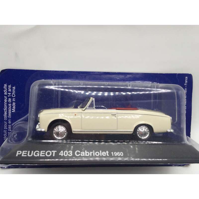 PEUGEOT 403 CABRIOLET 1960 1/43