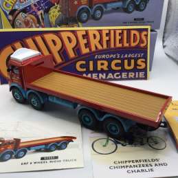 Cirque CHIPPERFIELDS ERF 8 WHEEL RIGID TRUCK CORGI CLASSICS