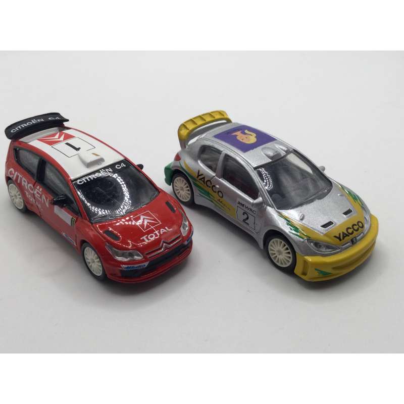 LOT NOREV WRC PEUGEOT 206 + CITROËN XSARA