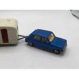 SIMCA 1100 TI AVEC CARAVANE DIGUE MAJORETTE