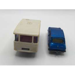 SIMCA 1100 TI AVEC CARAVANE DIGUE MAJORETTE