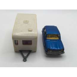 SIMCA 1100 TI AVEC CARAVANE DIGUE MAJORETTE